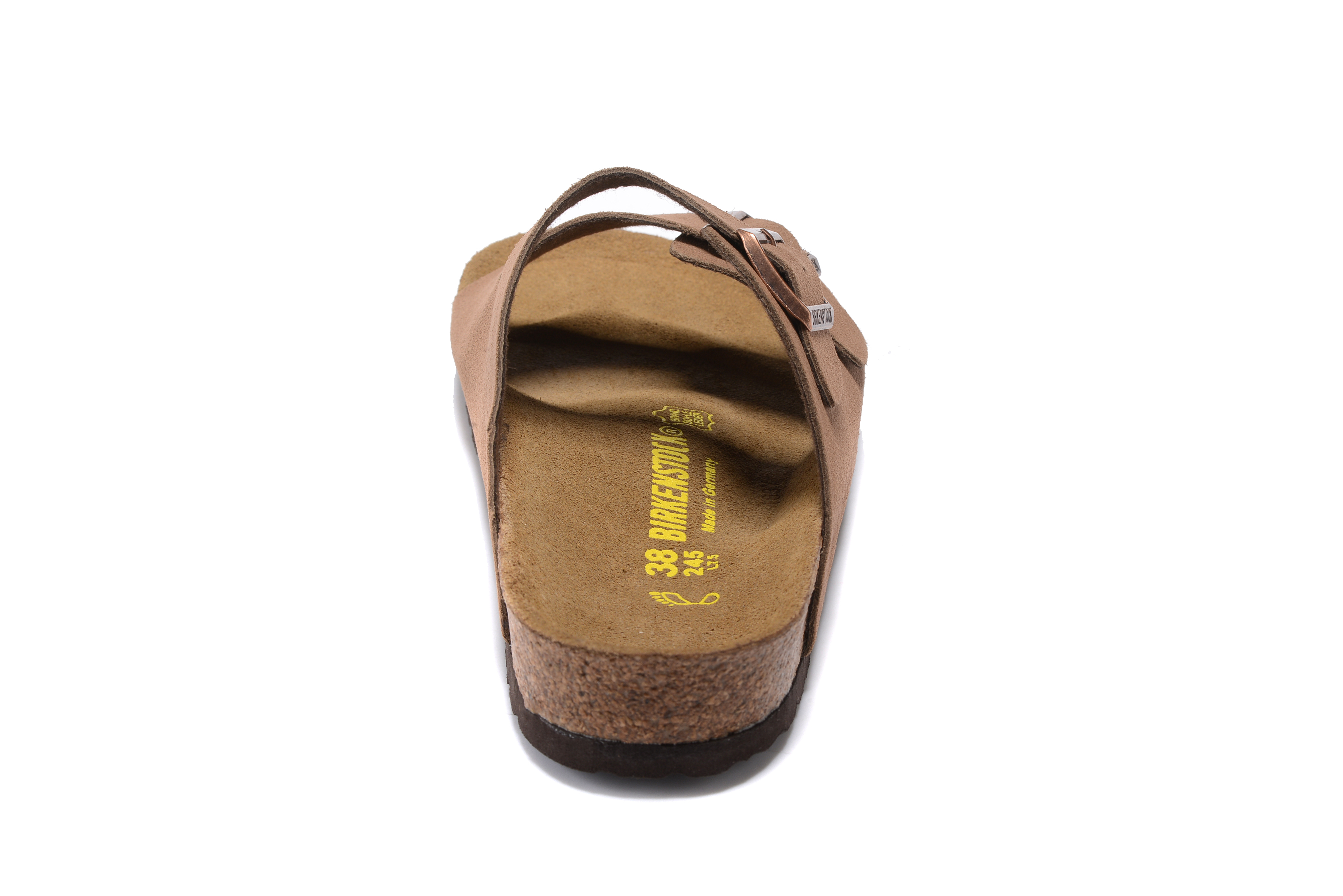 Birkenstock Arizona Light Brown Double Buckle Leather Sandals