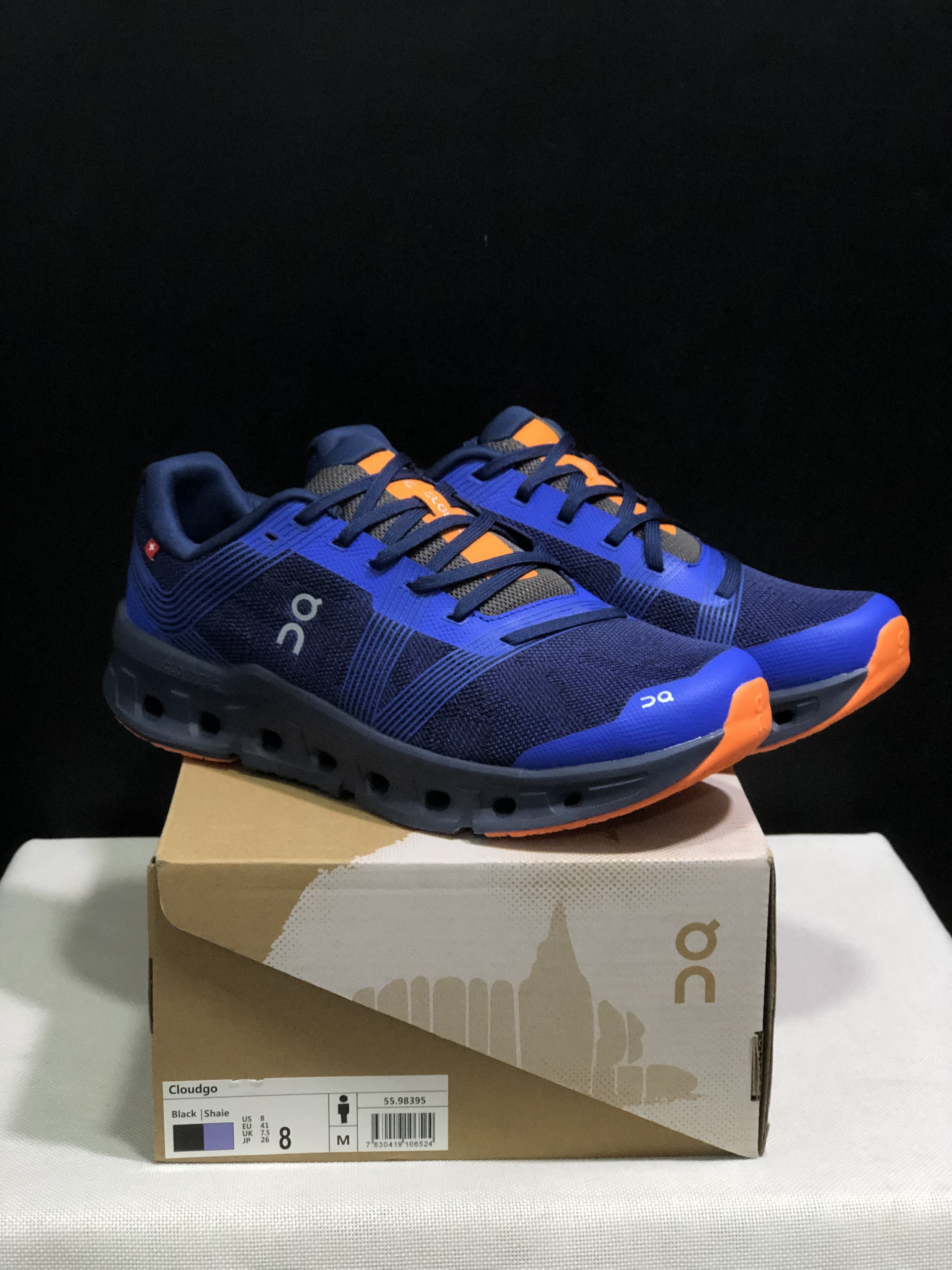 On Running Cloudgo Comfortable And Lightweight Running Shoes Black/Shaie