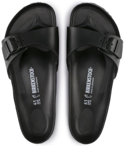 Birkenstock Madrid Essentials EVA 0128161 Narrow Fit Black Sandals