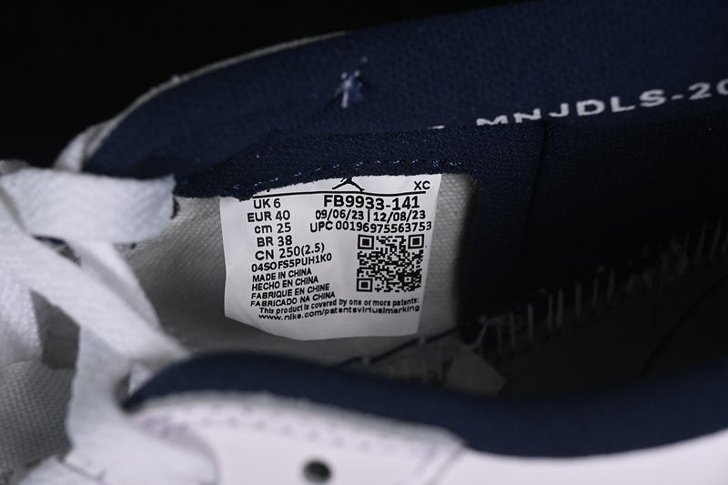 Nike Air Jordan 1 Low 85 Metallic Blue Summit White Sneakers