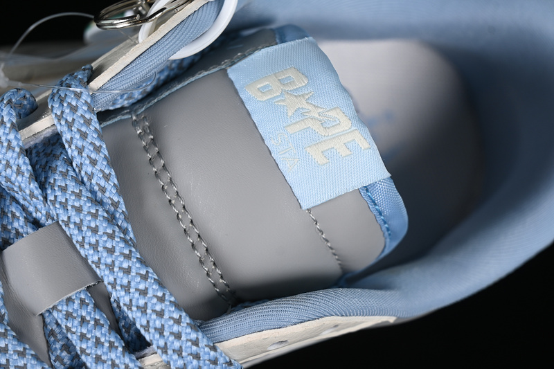 Nike Air Jordan 1 Low Travis Scott Fragment Design BAPE Grey White Blue Sneakers