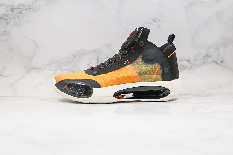 Nike Air Jordan 34 Low PE Black Yellow Sneakers