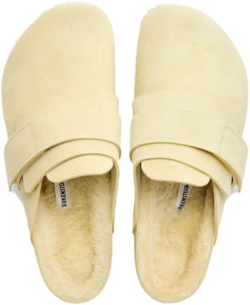 Birkenstock 1774 Nagoya Suede Tekla Straw Yellow 1026301 Fashion Slippers