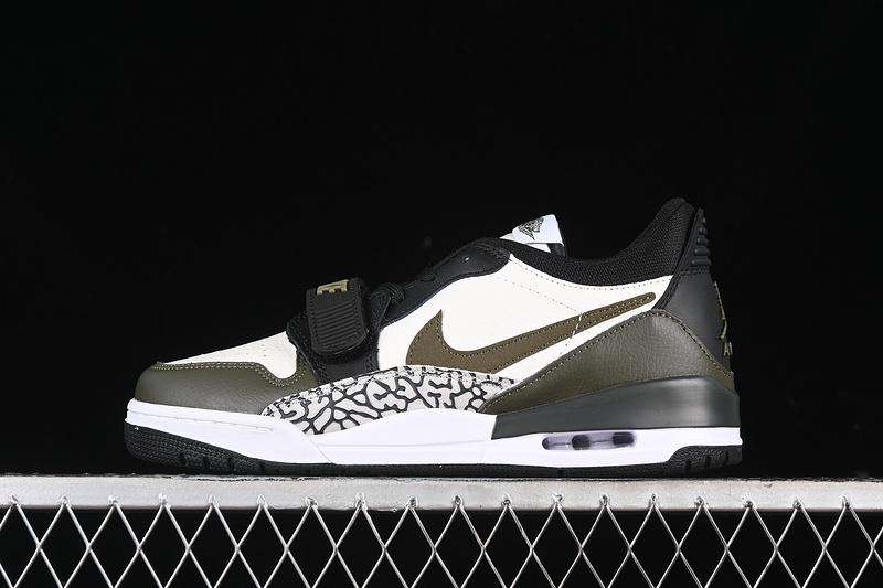 Nike Air Jordan Legacy 312 Low White Black Green Sneakers