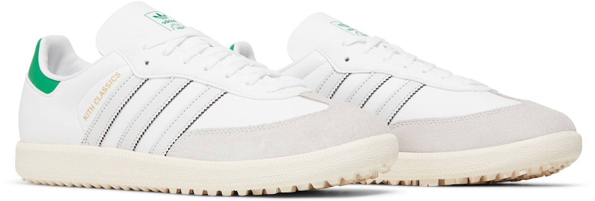 Kith Adidas Samba Spikeless Golf White Green IG5711 Shoes