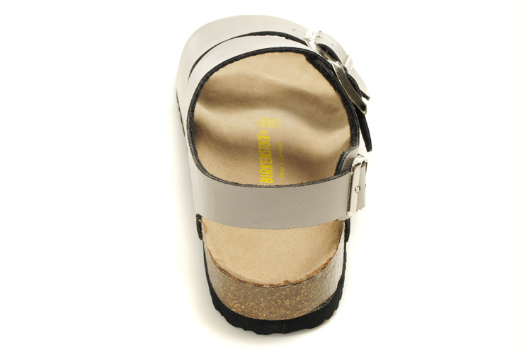 Birkenstock Two-Button Cream Matte Leather Casual Sandals