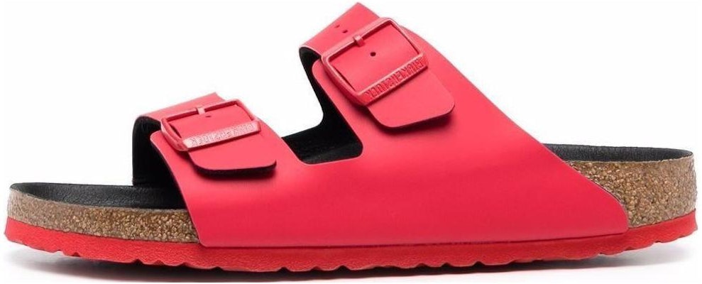 Birkenstock Arizona Black Soft Sole Red 1022389 Fashion Slippers