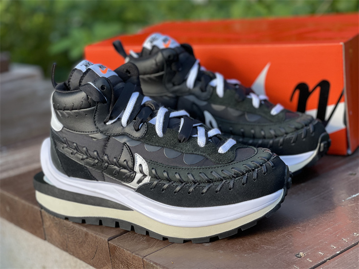 Nike Vaporwaffle Sacai Jean Paul Gaultier Black Sneakers