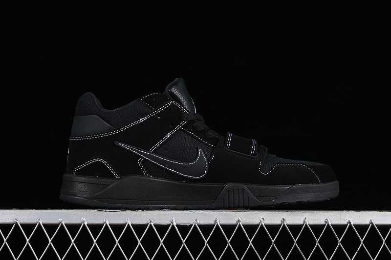 Travis Scott Nike Air Jordan Cut The Check Black Sneakers
