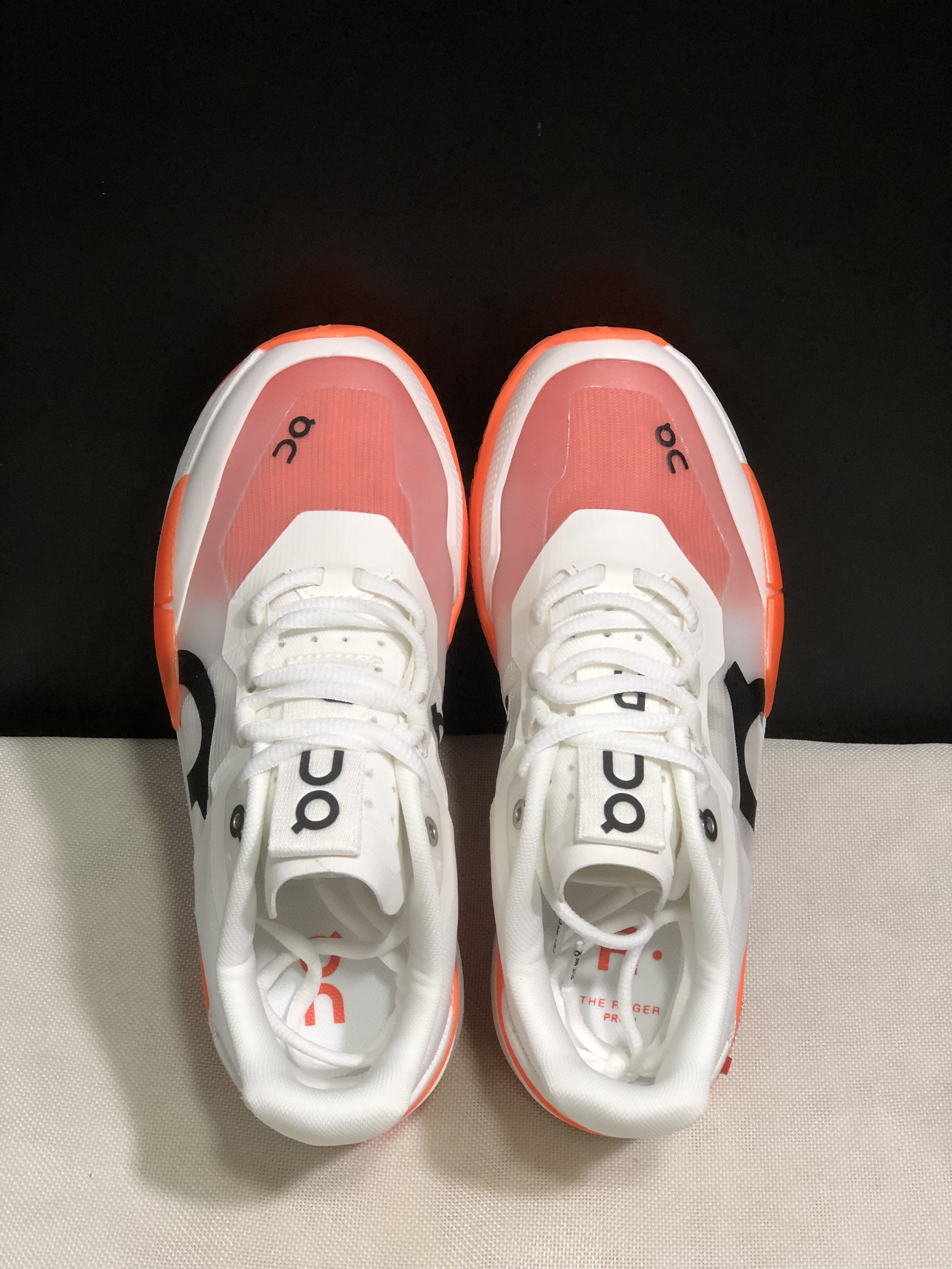 On Running The Roger Pro 2 Breathable Mesh Training Running Shoes White/Flame