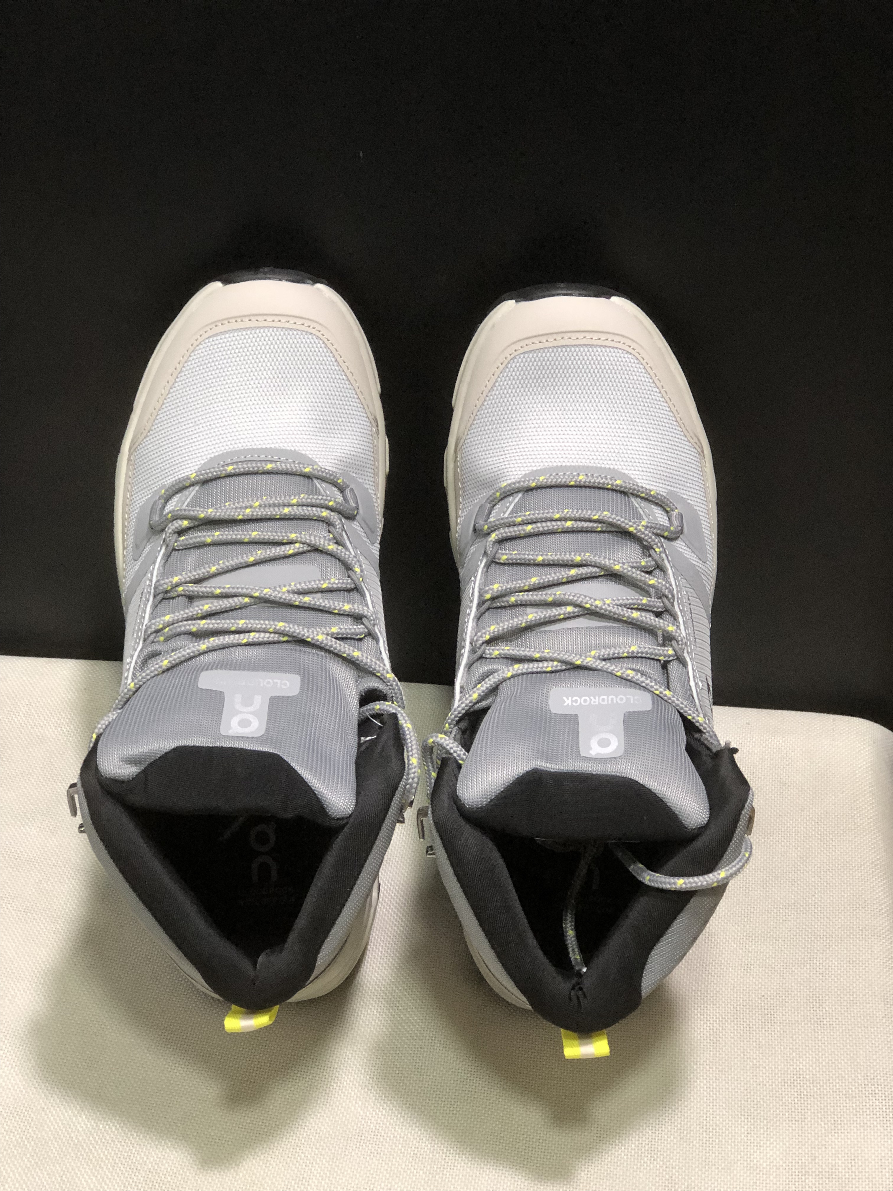 On Running Cloudrock Mid WP High-Top Hiking Shoes Alloy/Ice