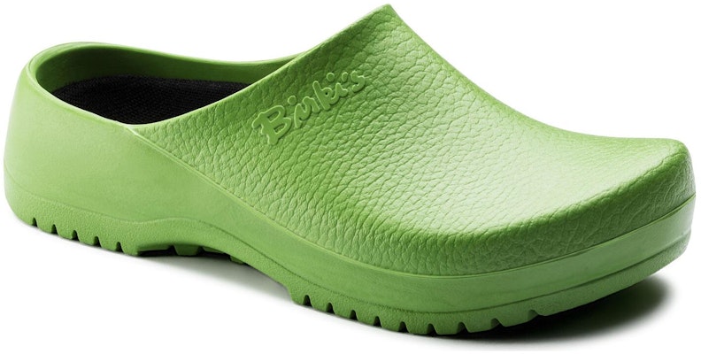 Birkenstock Super Birki Polyurethane Apple Green 0068081 Covered Toe Slippers