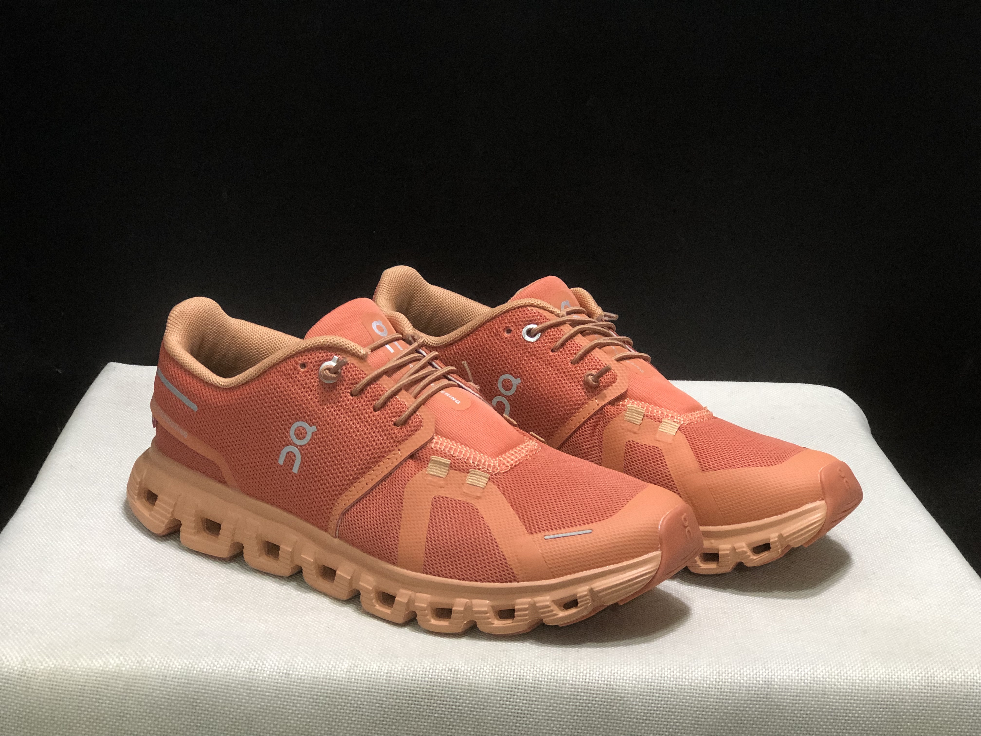 On Running Cloud 6 Casual Life Shoes Orange-Red