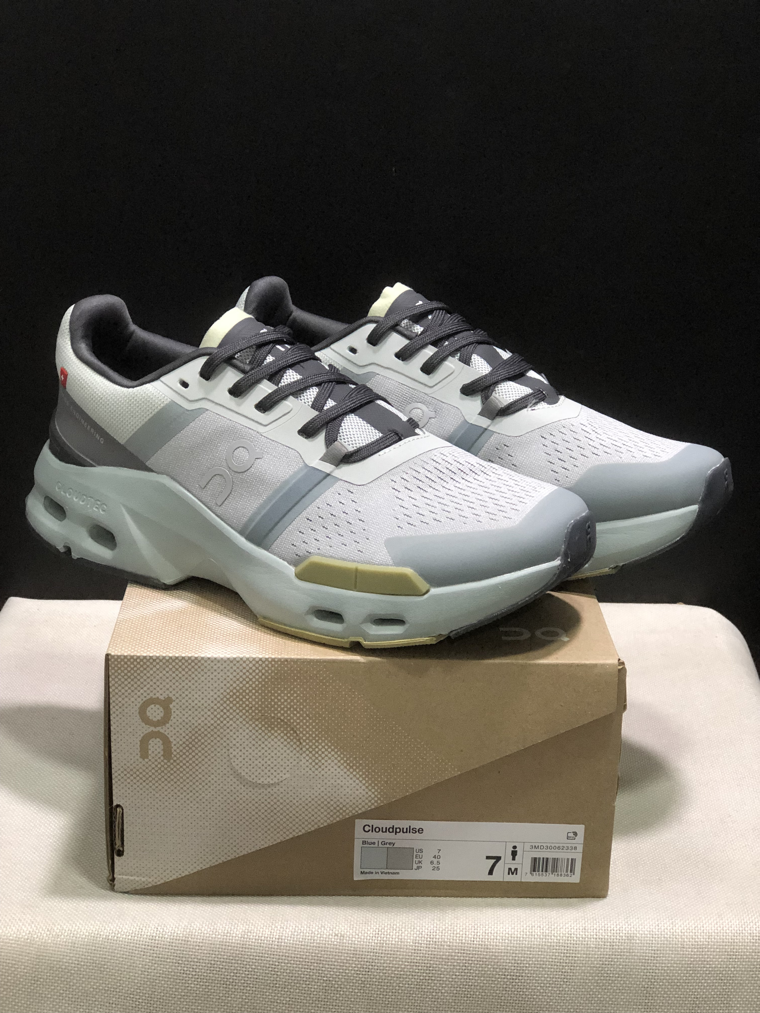 On Running Cloudpulse Comfortable Running Shoes Blue/Grey