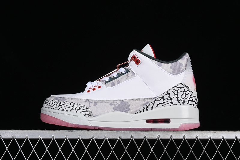 Nike Air Jordan 3 Retro Ash Pink White Sneakers