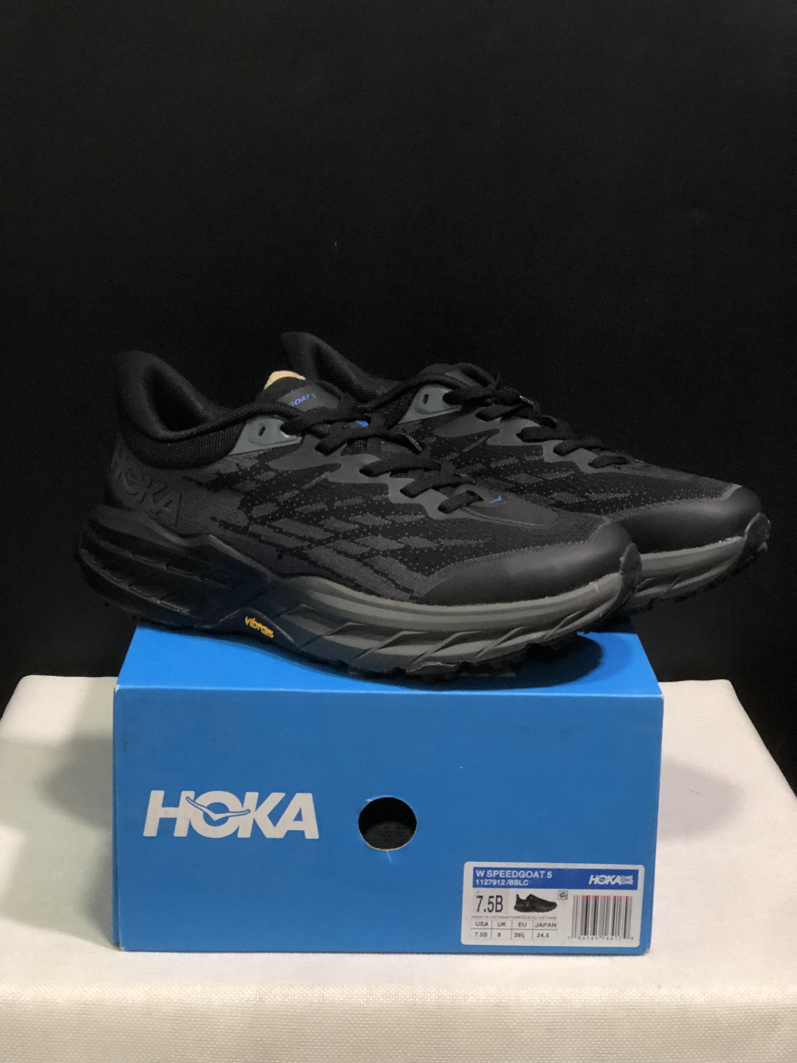 Hoka One One Speedgoat 5 Trail Running Shoes Sneakers Black