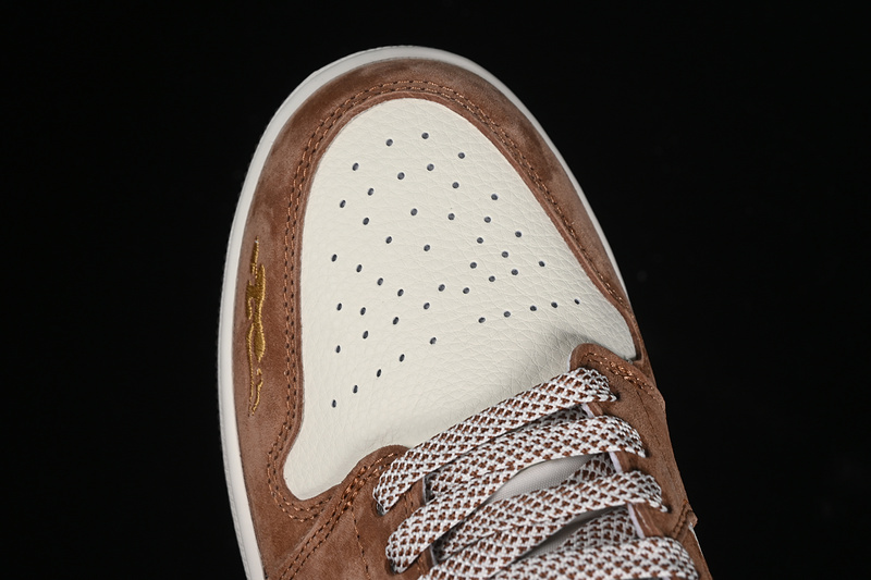 Nike Air Jordan 1 Low Black Myth Game White Brown Sneakers