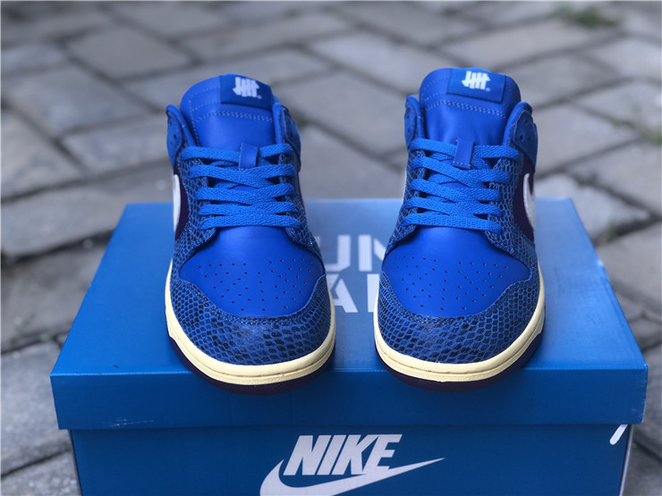 Nike Dunk x Undefeated Low '5 On It' Signal Blue Sneakers