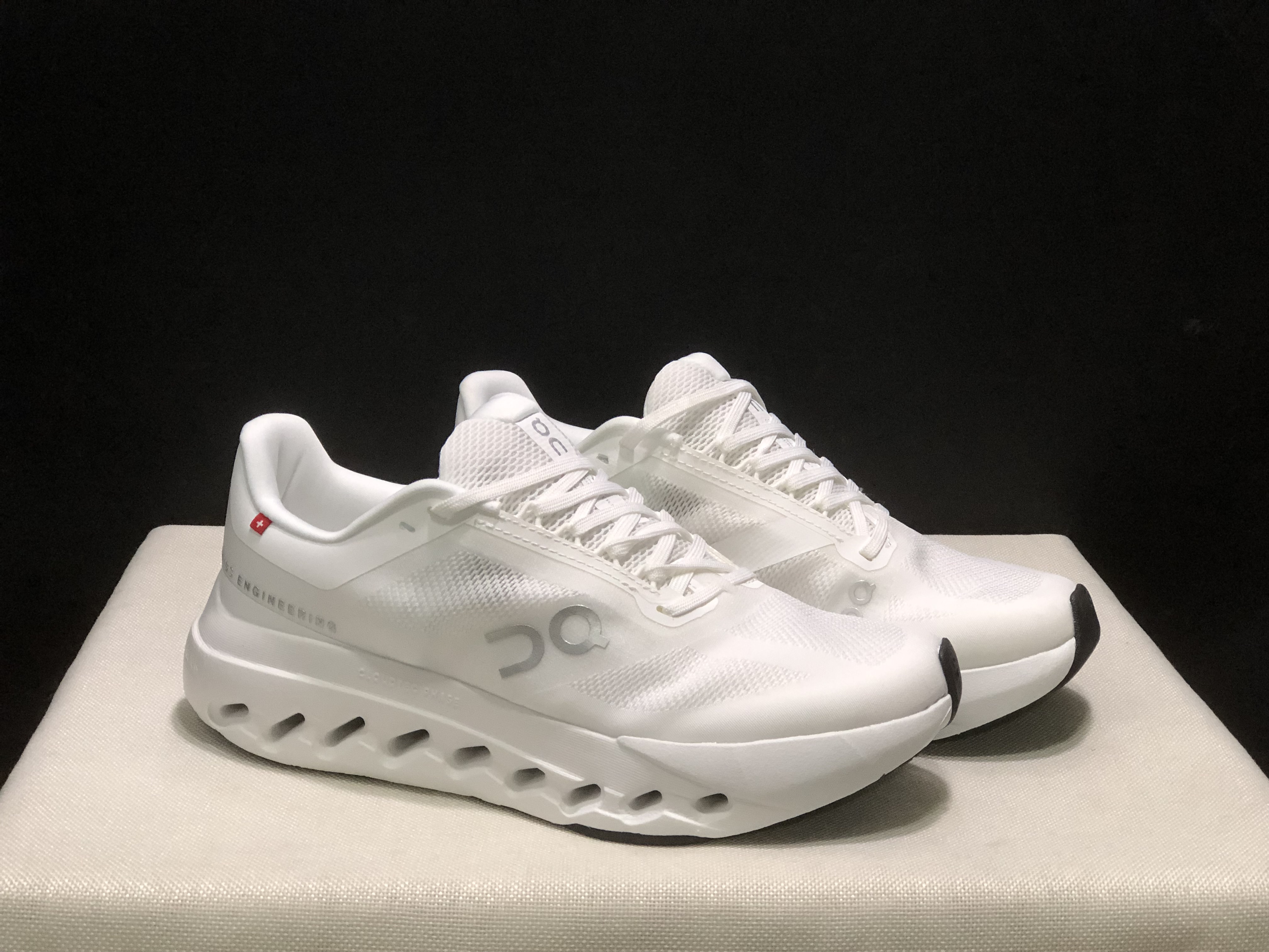 On Running Cloudsurfer Next Casual Running Shoes All White