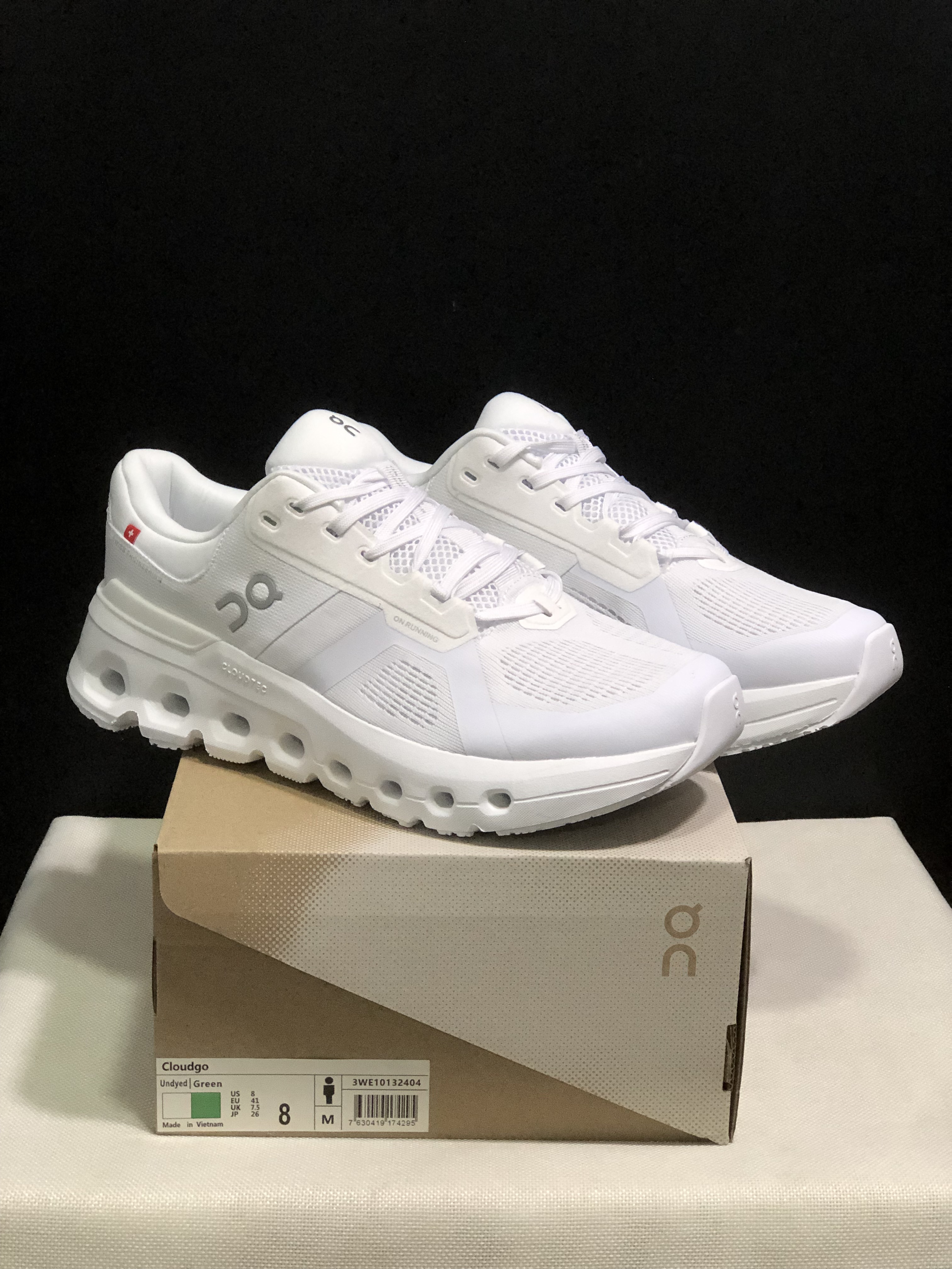 On Running Cloudrunner 2 Mesh Breathable White Running Shoes