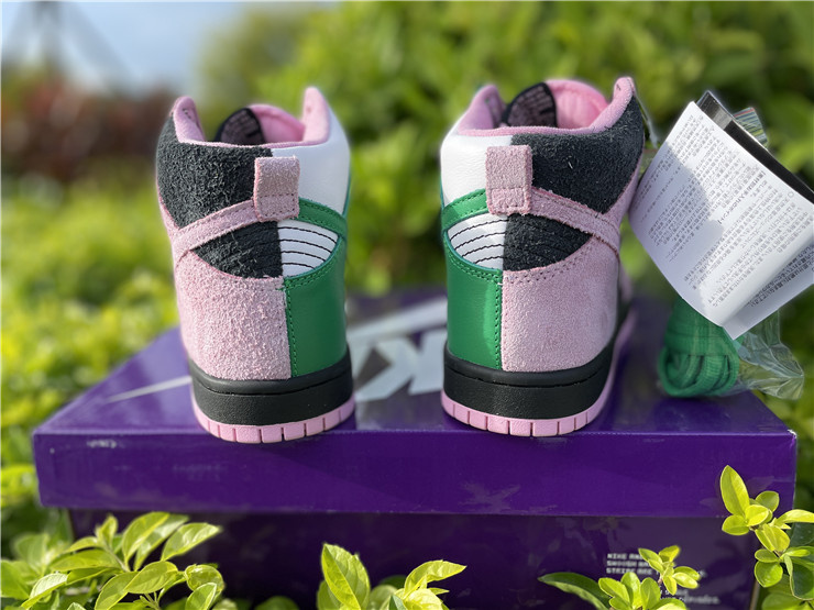 Nike SB Dunk High Pro Premium Invert Celtics Pink Black Sneakers