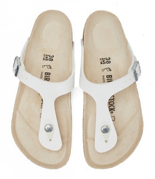 Birkenstock Gizeh Birko-Flor 43731 Narrow Fit White Sandals