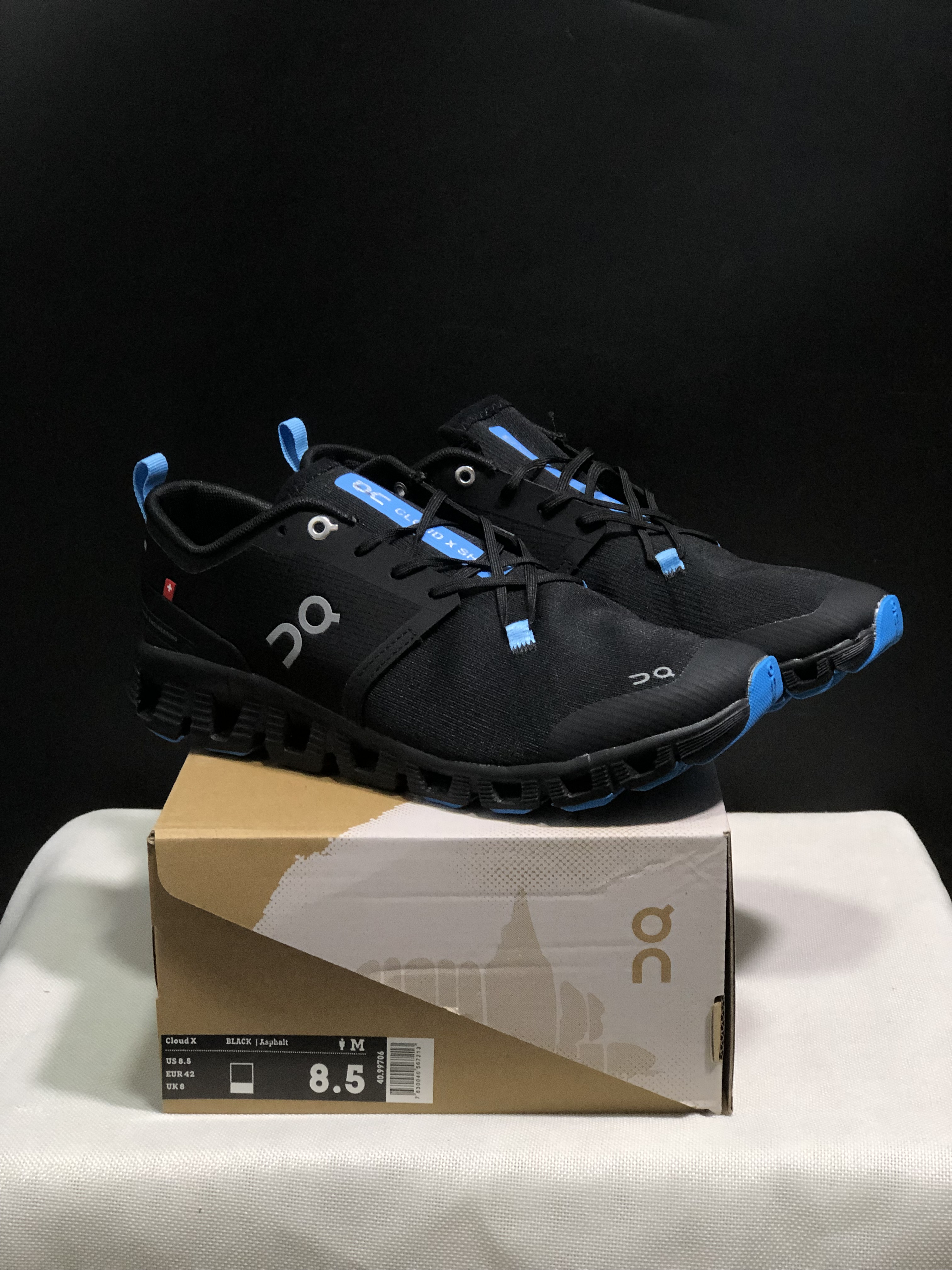 On Running Cloud X3 Shift Multi-Functional Running Shoes Black/Blue