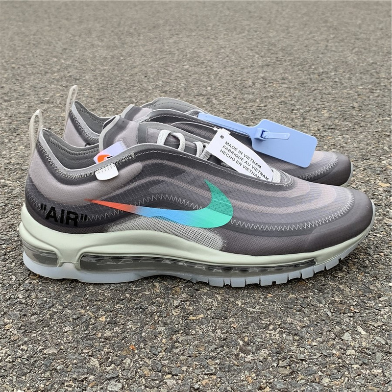 Nike Air Max 97 Off-White Menta 2018 Gray Sneakers