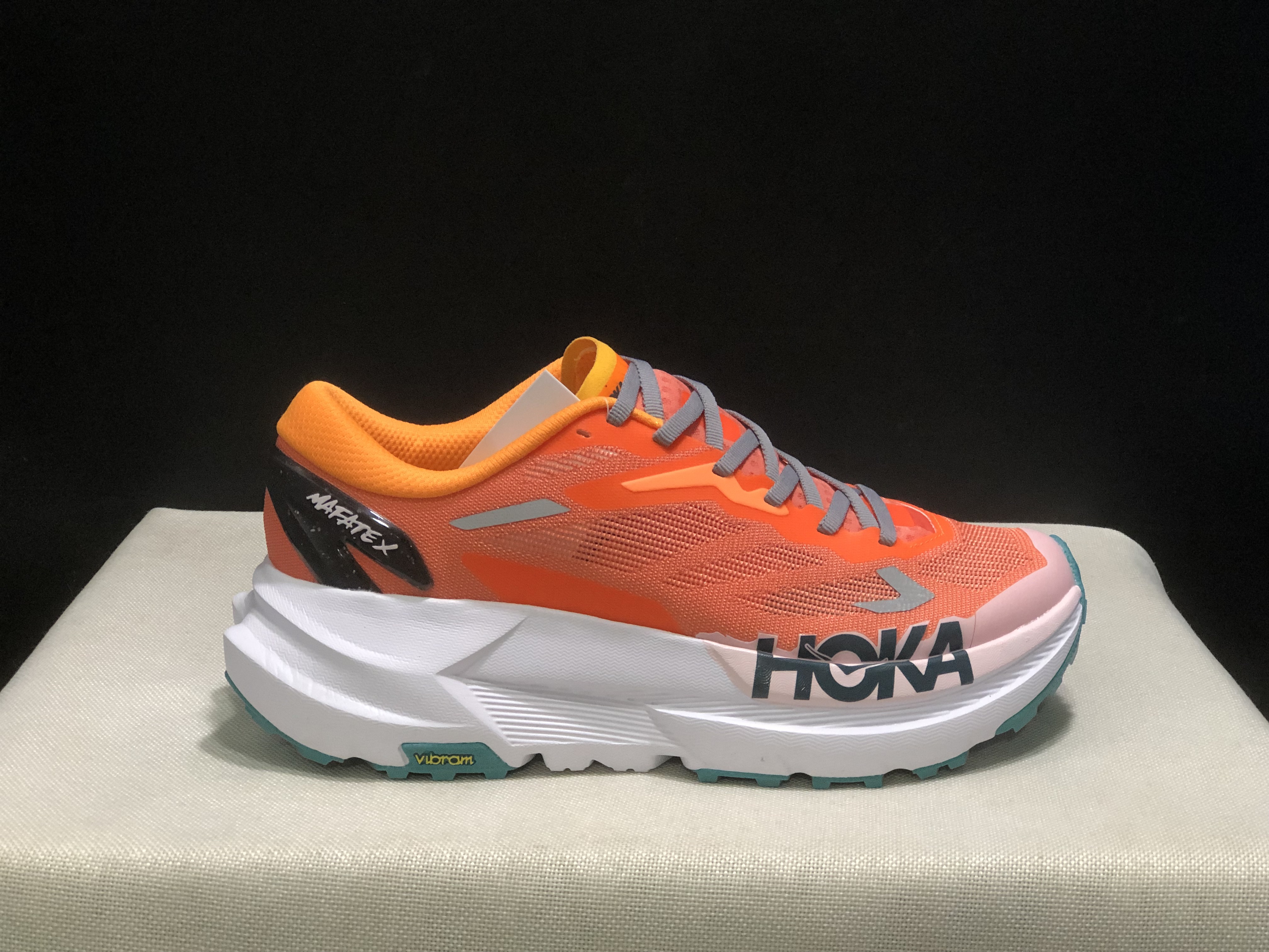 Hoka One One Mafate X Lightweight Fashion Running Shoes Sneakers Orange