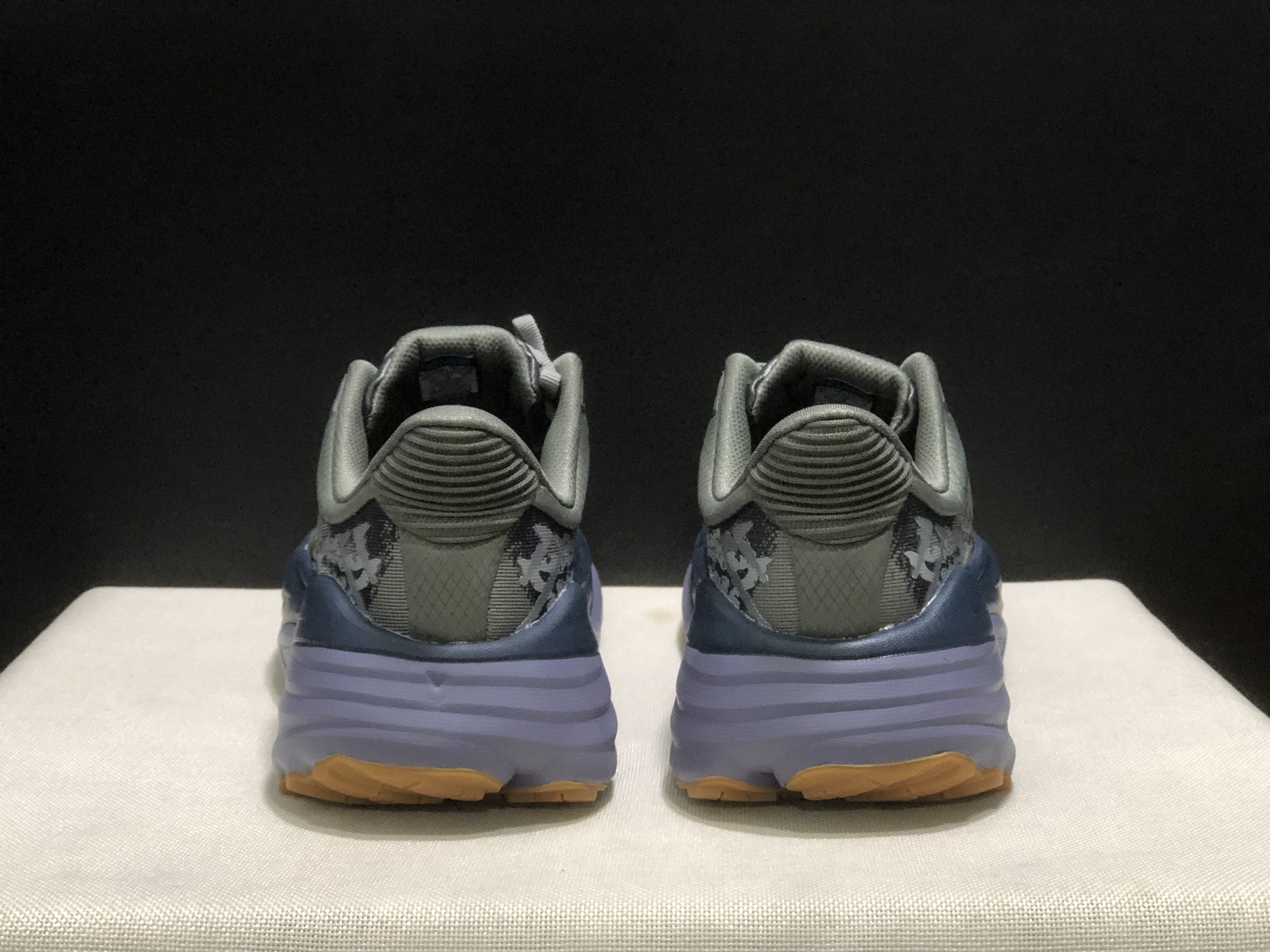 Hoka One One Stinson 7 Comfortable Anti-slip Outdoor Running Shoes Sneakers Gray