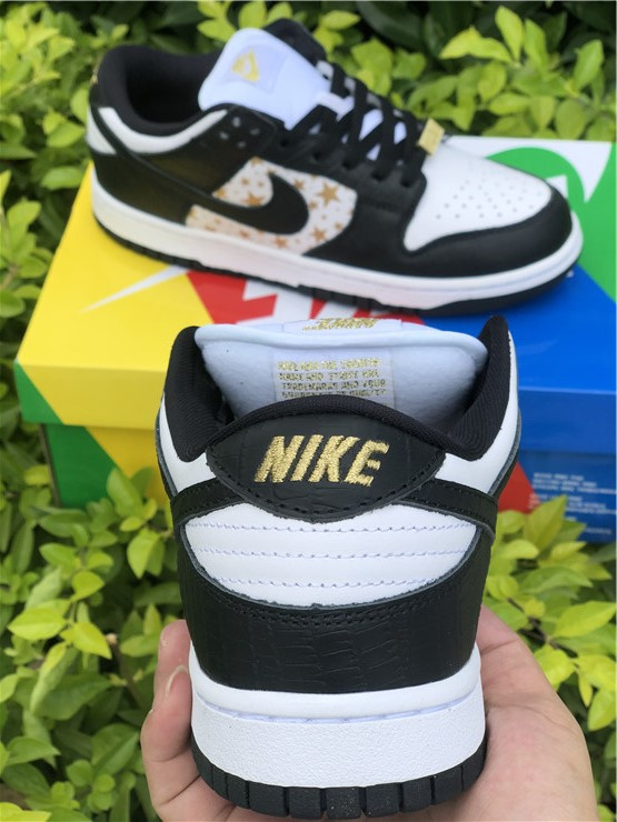 Nike SB Dunk Low Supreme Black Stars Sneakers