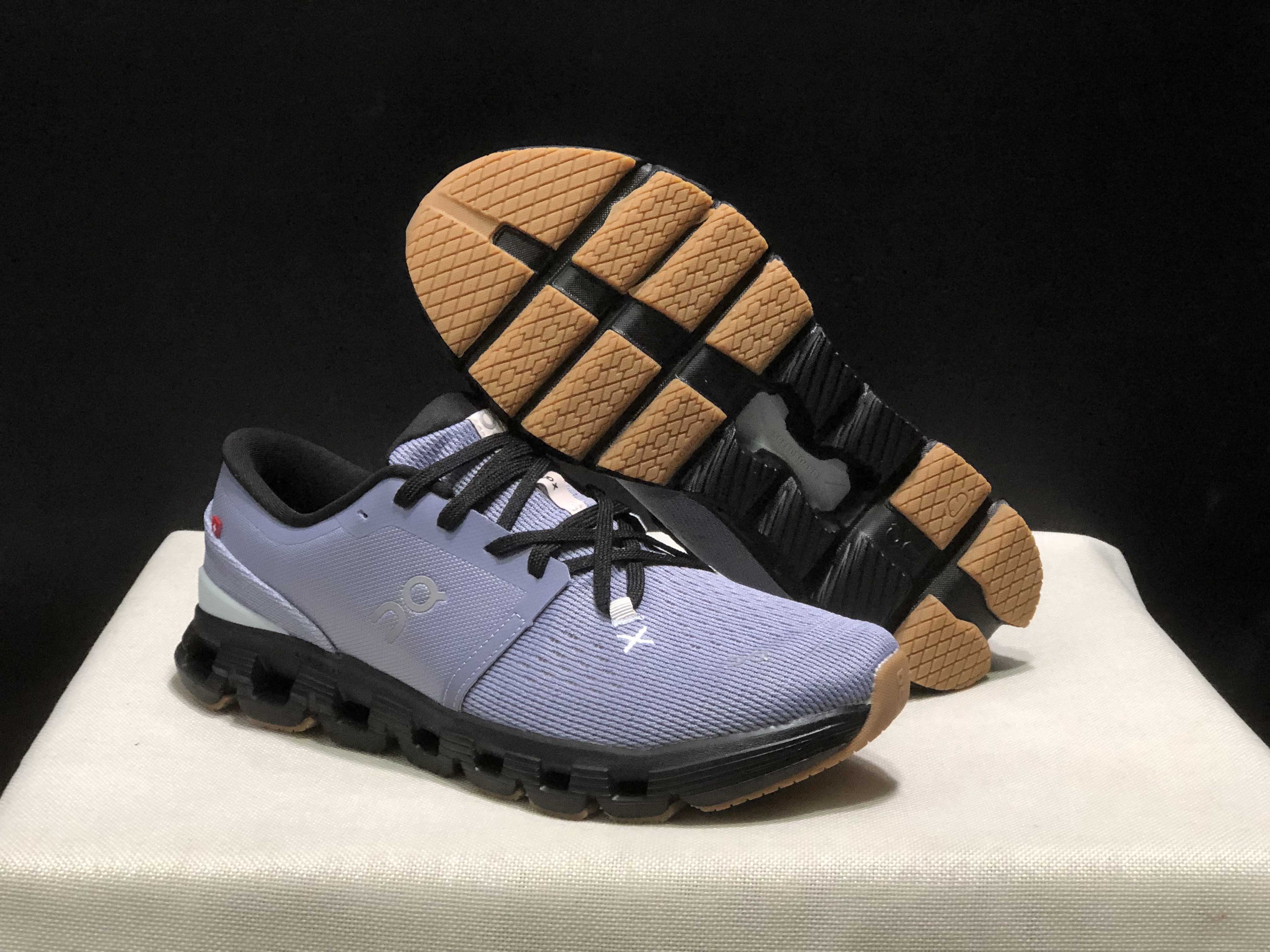 On Running Cloud X4 Comfortable Running Shoes Lavender/Black