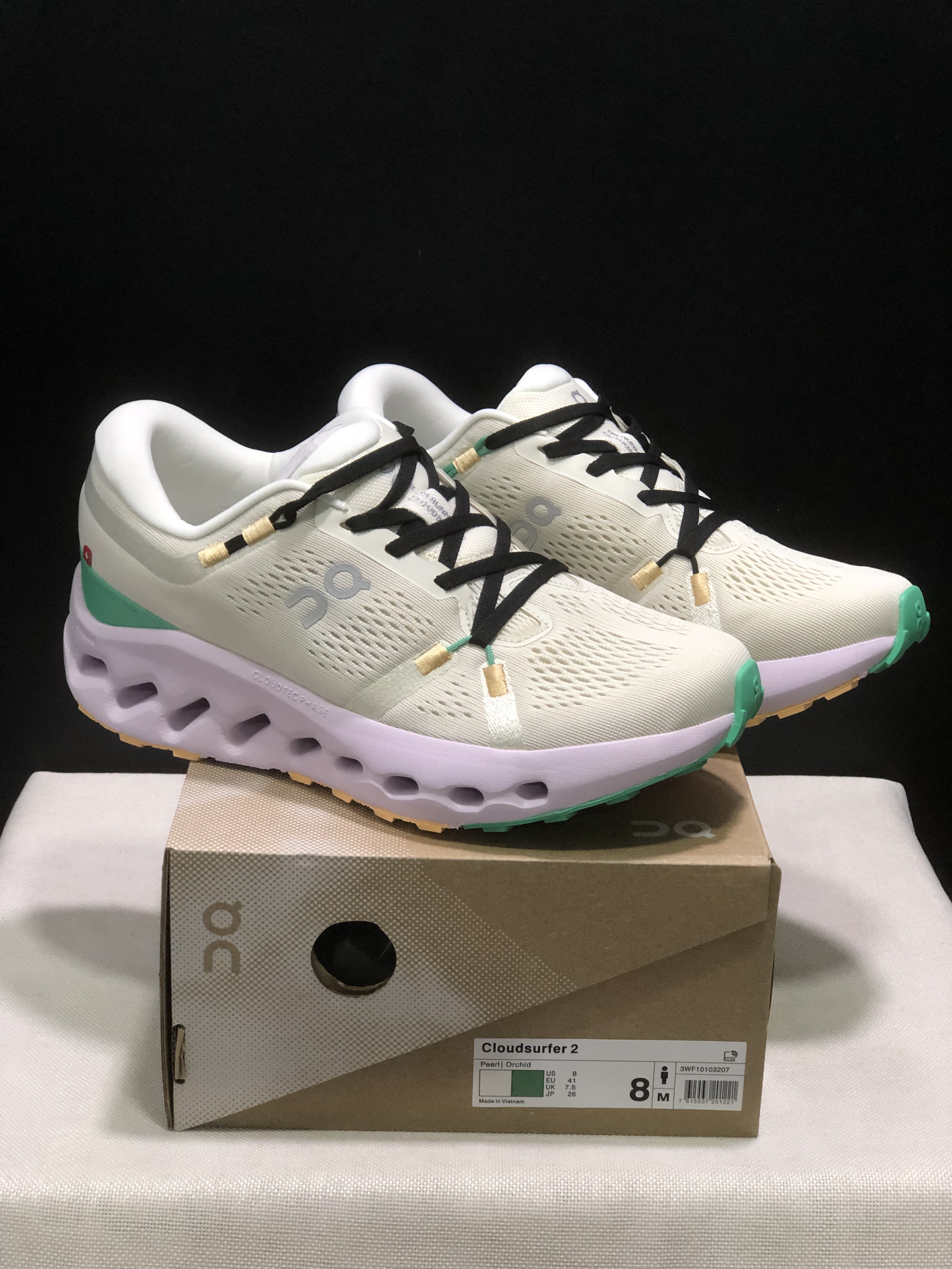 On Running Cloudsurfer 2 Casual Running Shoes Pearl/Light Purple