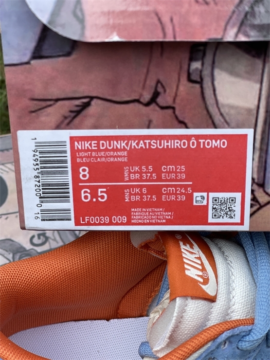 Nike Otomo Katsuhiro SB Dunk Low Steamboy OST Blue White Sneakers