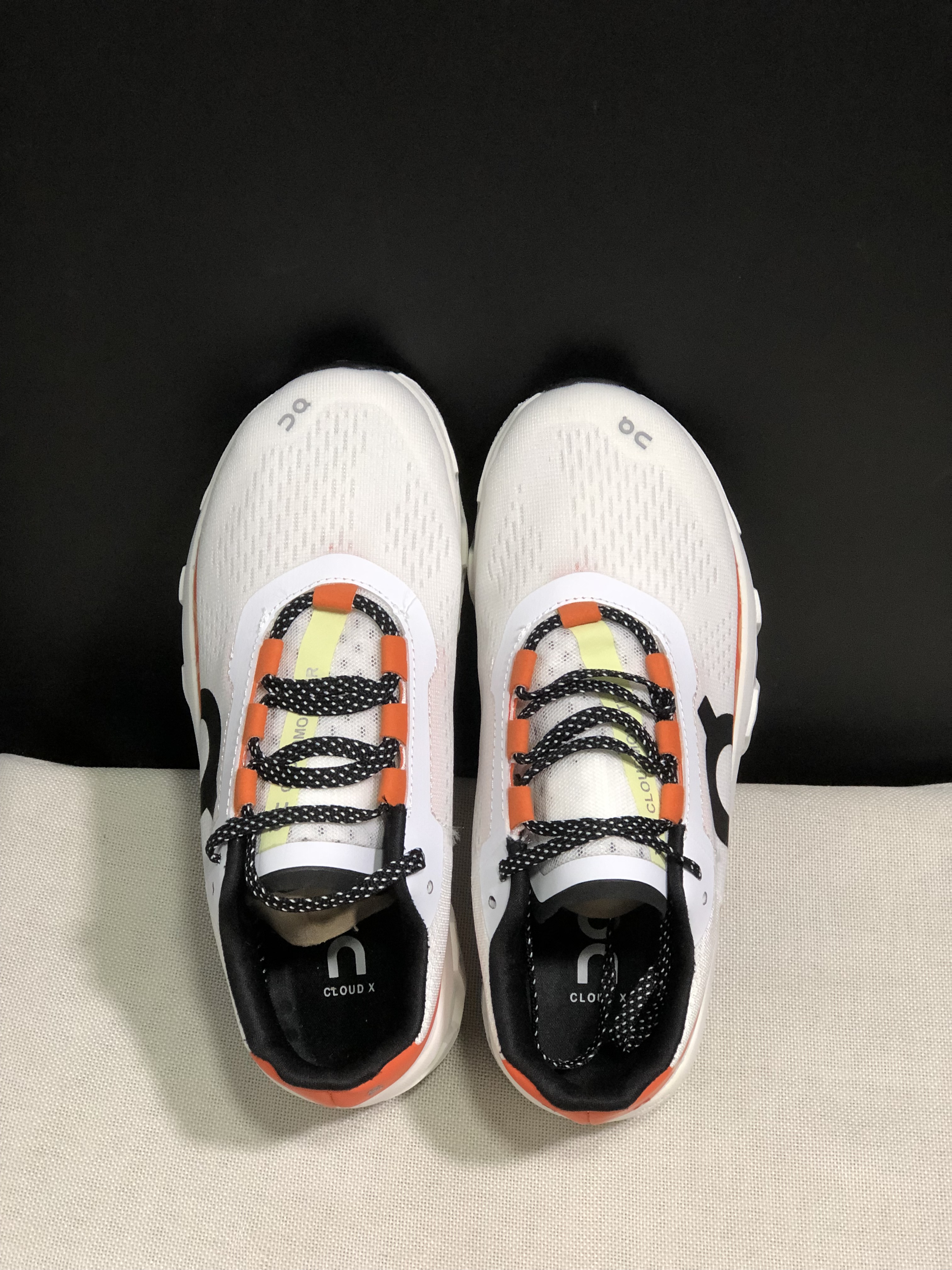 On Running Cloudmonster Anti-Slip Running Shoes White/Orange