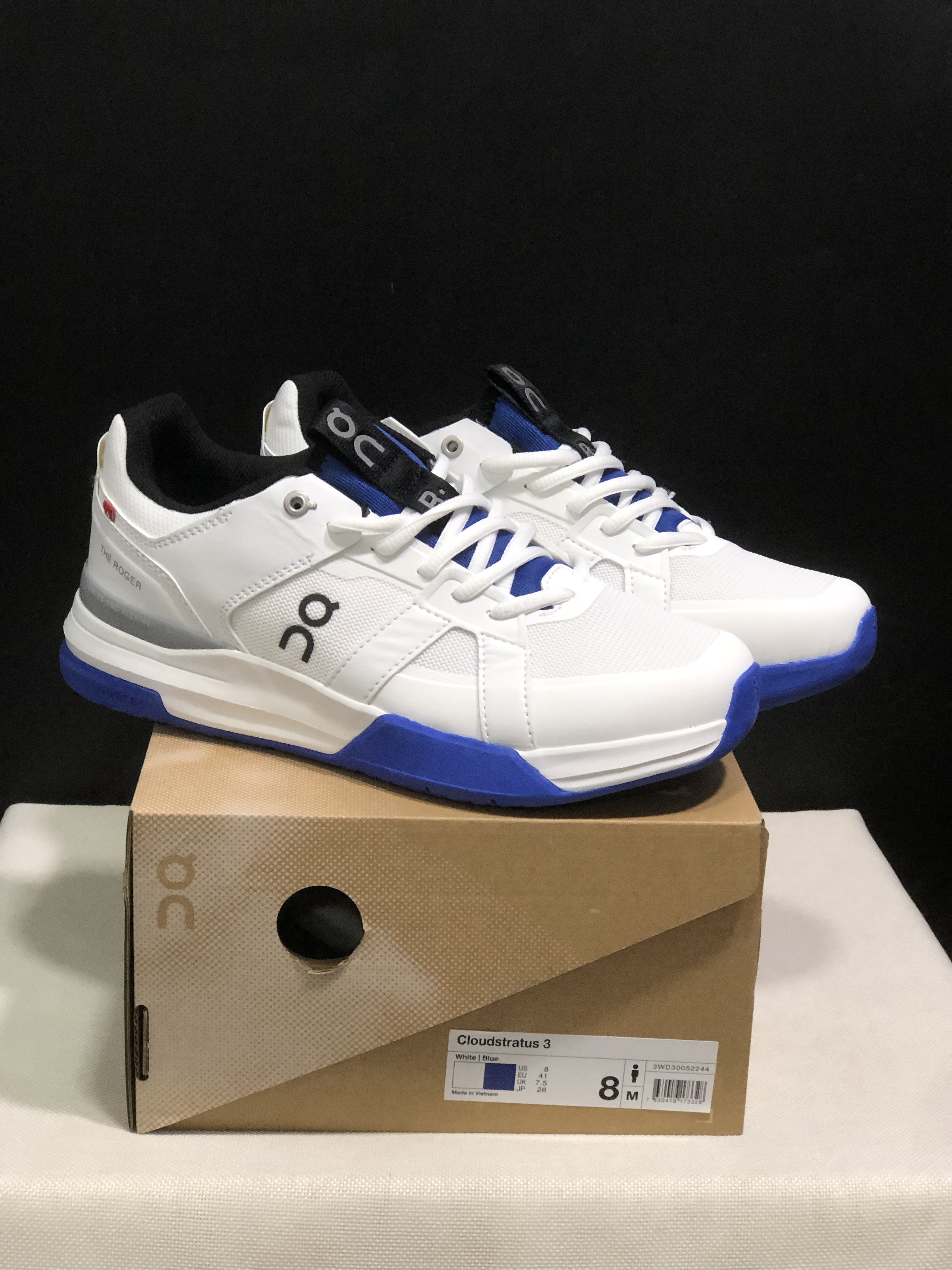 On Running The Roger Clubhouse Pro Anti-Slip Sports Shoes White/Blue