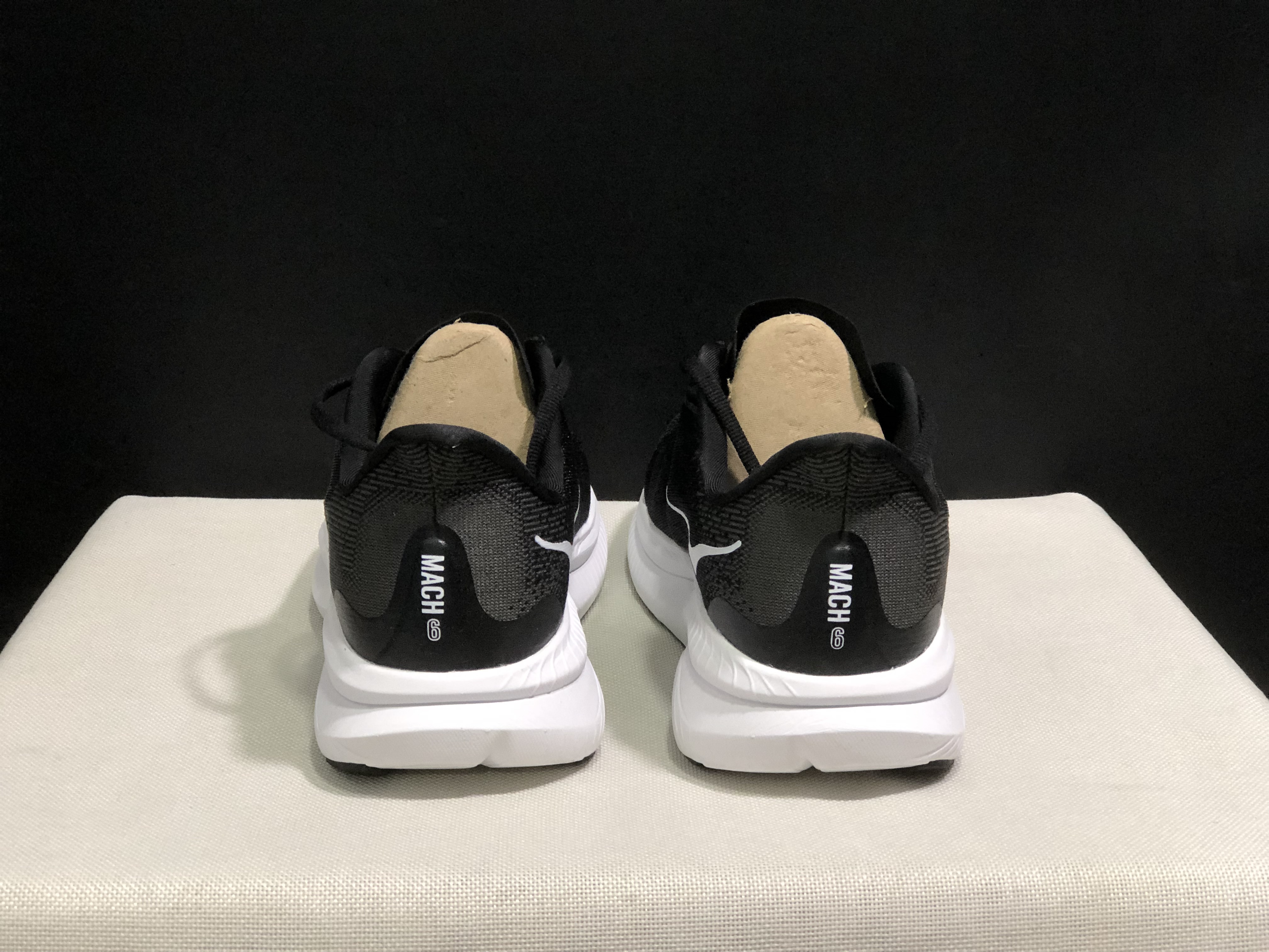 Hoka One One Mach 6 Wear-resistant Breathable Low-top Running Shoes Sneakers Black