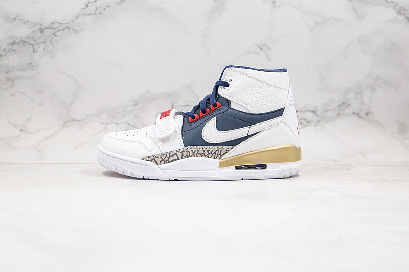 Nike Air Jordan Legacy 312 Dream Team Olympic White Navy Red Sneakers