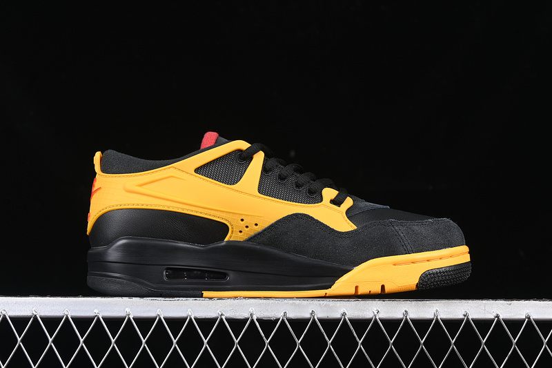 Nike Air Jordan 4 Bruce Lee Remastered Black Yellow Sneakers