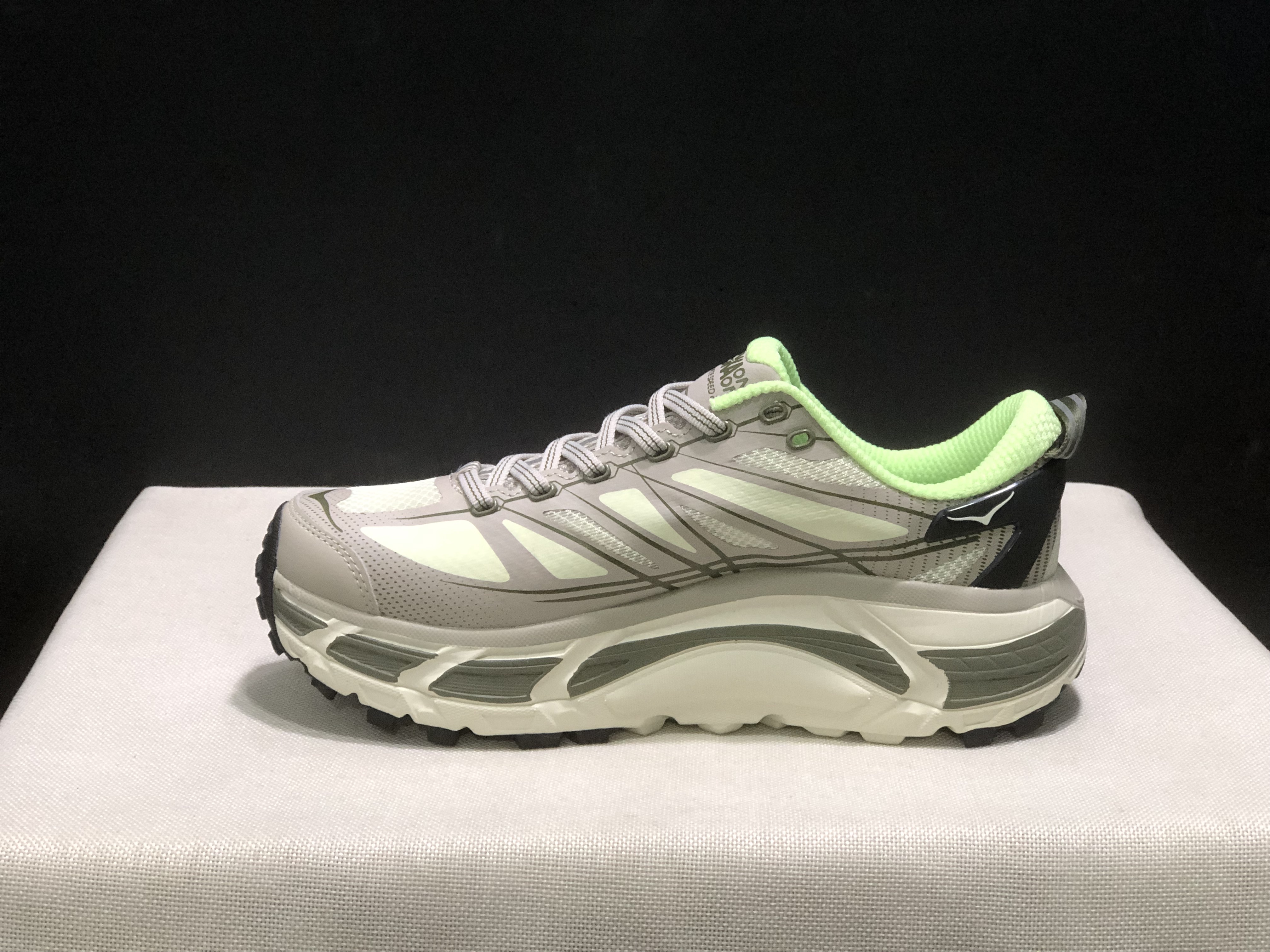 Hoka One One Mafate Speed 2 Mountain Anti-slip Running Shoes Sneakers Gray