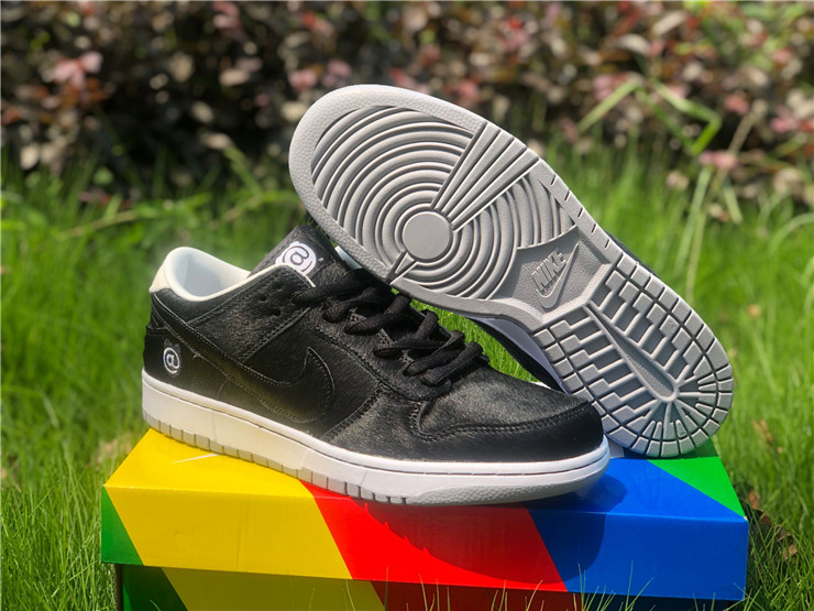 Nike SB Dunk Low Medicom Toy 2020 Pony Hair Black Sneakers