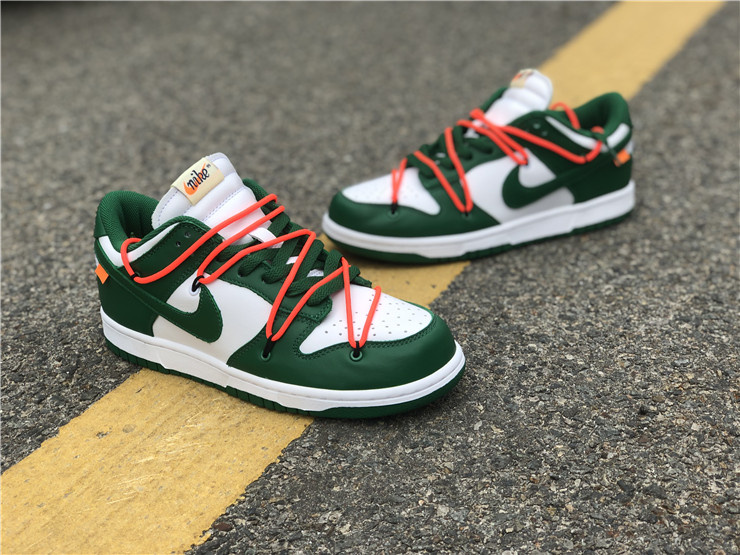 Nike Off White Dunk Low Pine Green Sneaker