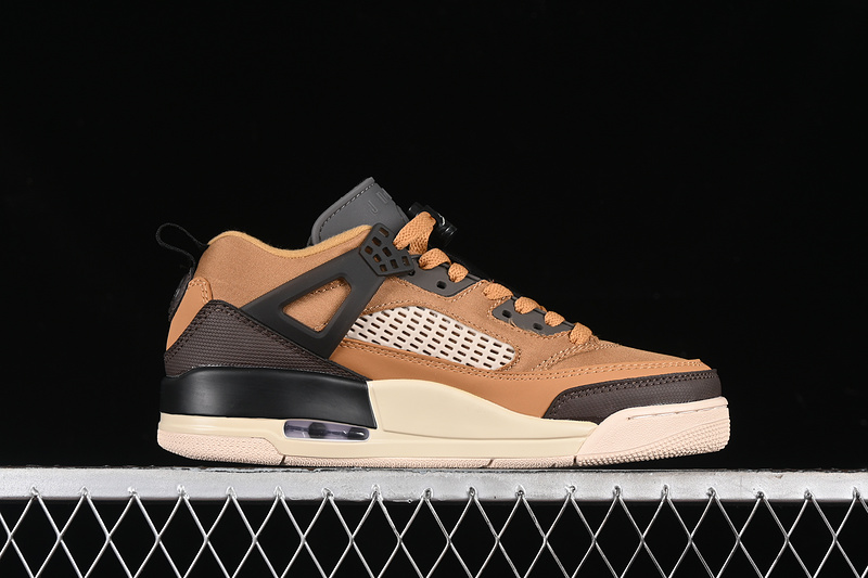 Nike Air Jordan Spizike Low Baroque Brown Black Sanddrift Sneakers