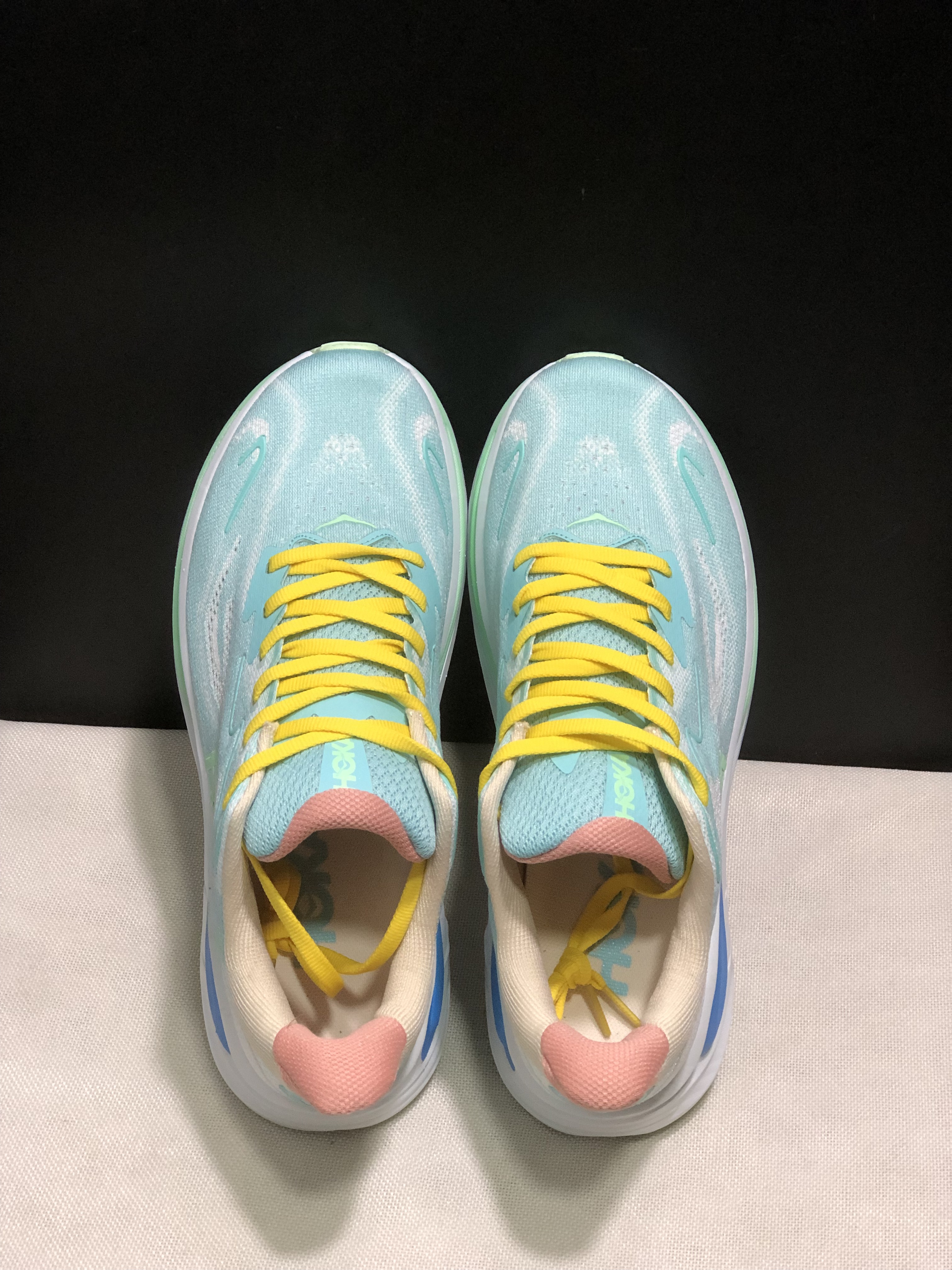 Hoka One One Clifton 10 Fashion Shoes Sneakers Light Blue