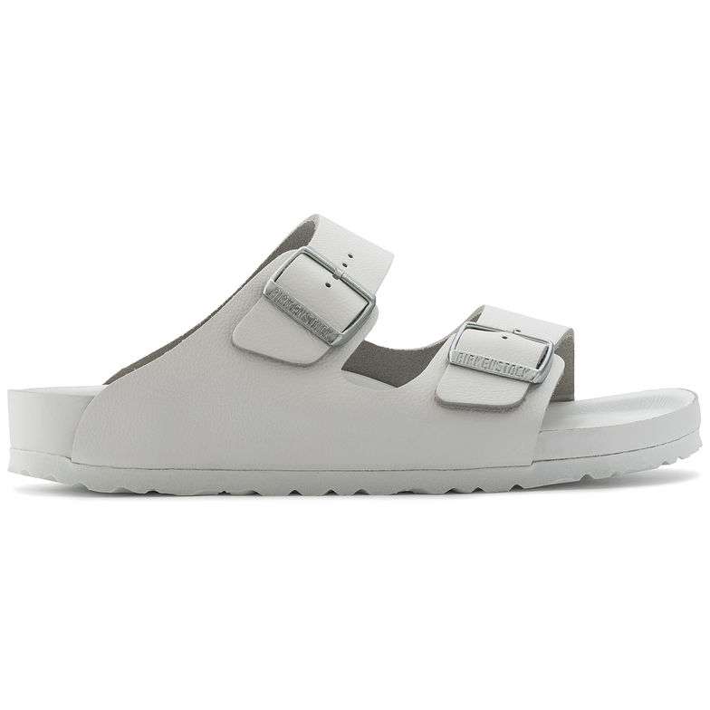 Birkenstock Two Buttons Pure White Slippers