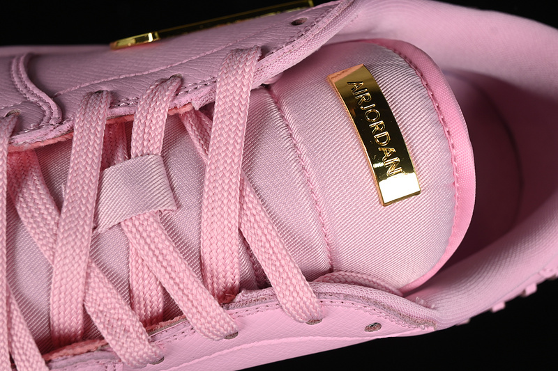 Nike Air Jordan 1 Low Method Of Make Metallic Gold Perfect Pink Sneakers