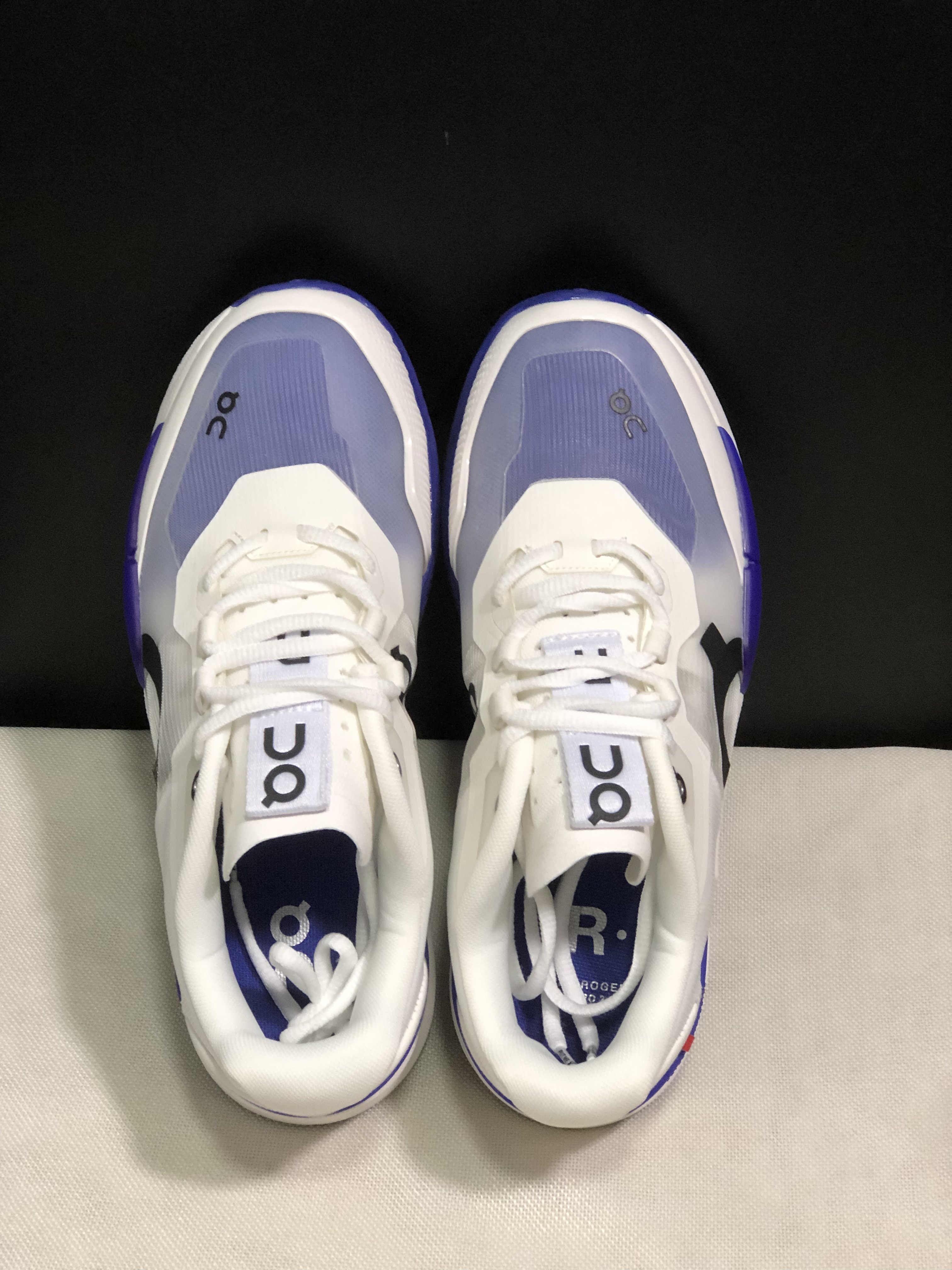 On Running The Roger Pro 2 Breathable Mesh Training Running Shoes White/Indigo