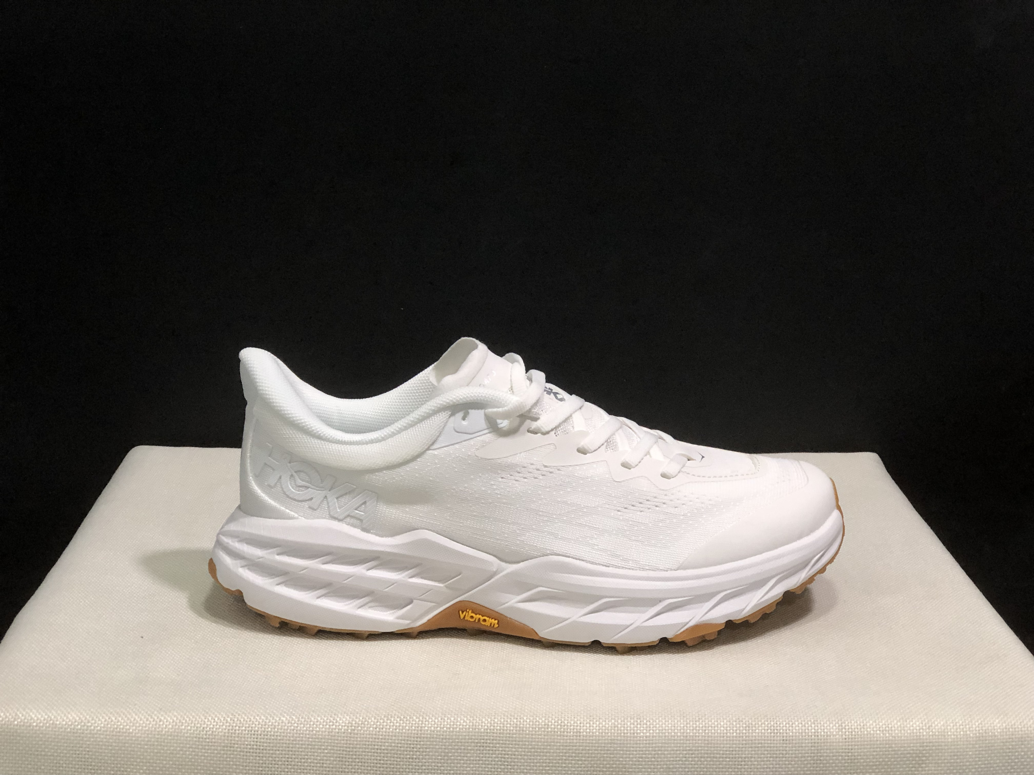 Hoka One One Speedgoat 5 White Trail Running Shoes Sneakers