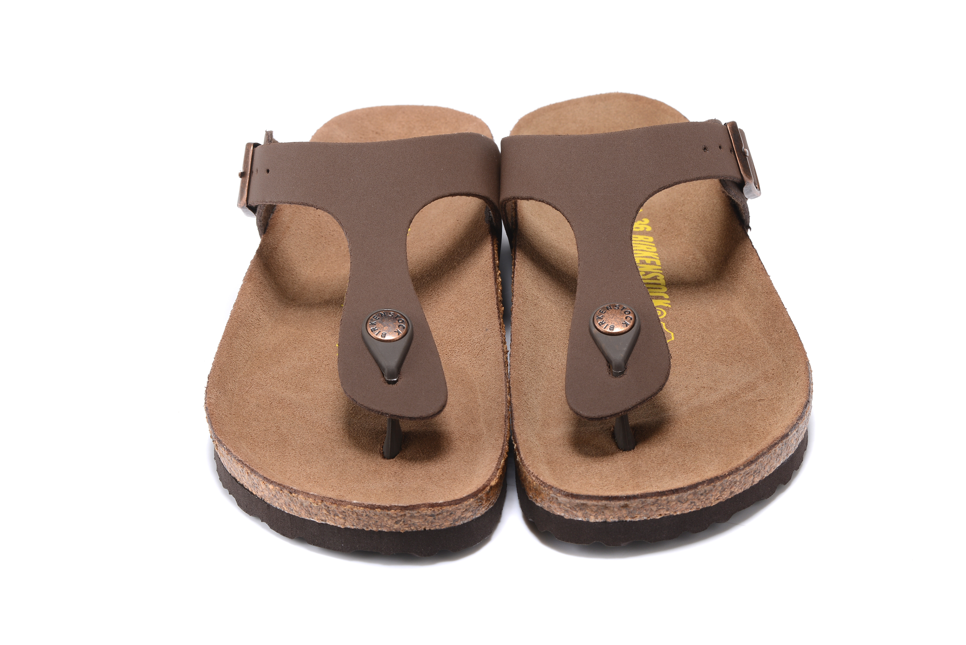 Birkenstock Gizeh Brown Scrub Flip Flops Sandals