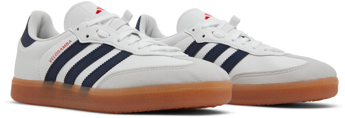 Adidas Velosamba White Navy Scarlet HP5399 Shoes
